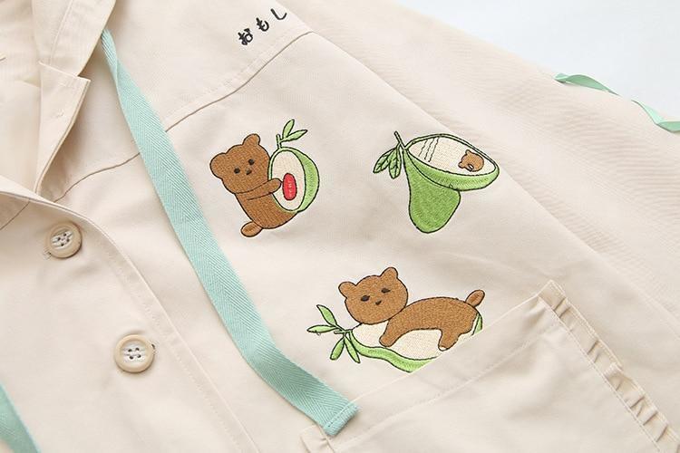 Avocado Bear Jacket - coat