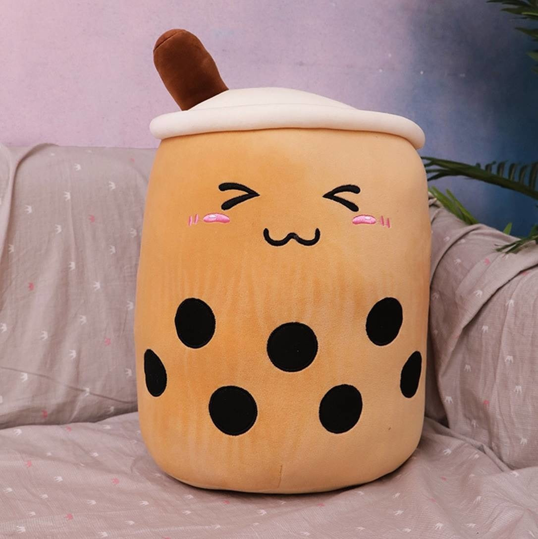 bubble tea plush - Chocolate / 9.8 inches - stuffed animal