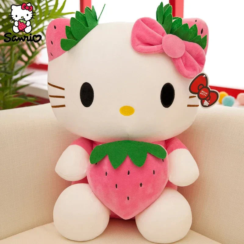 hello kitty strawberry plush - Pink