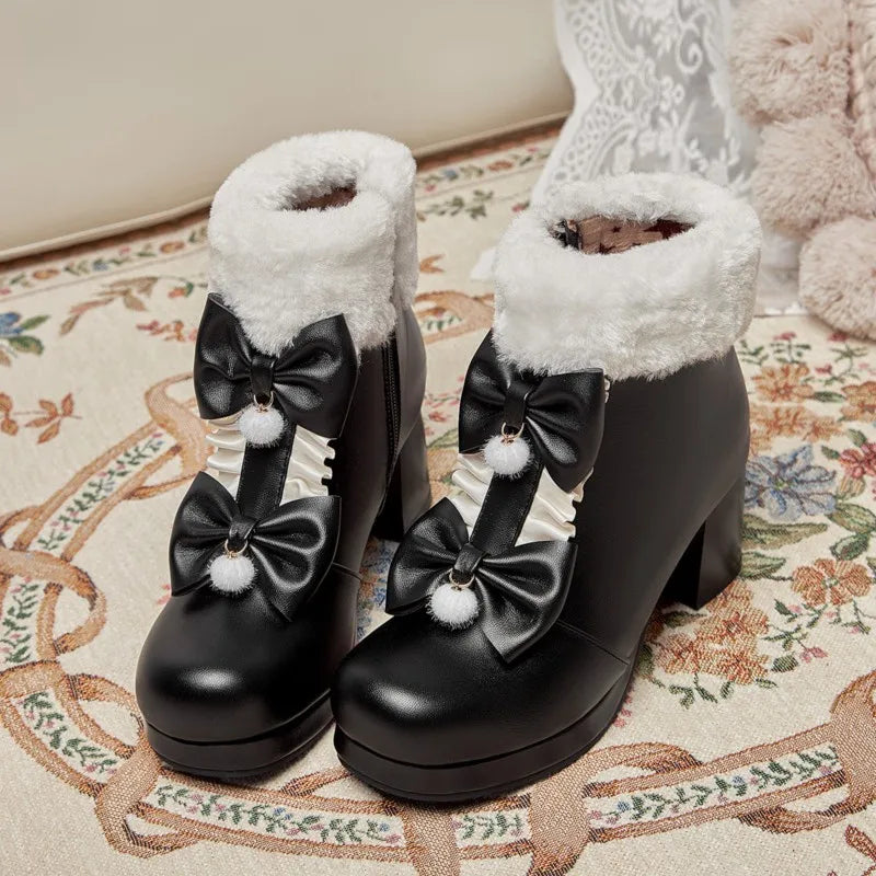 kawaii platform boots