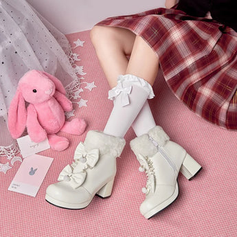 kawaii platform boots