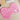 kawaii rug - pink / 15.4 x 22 inches