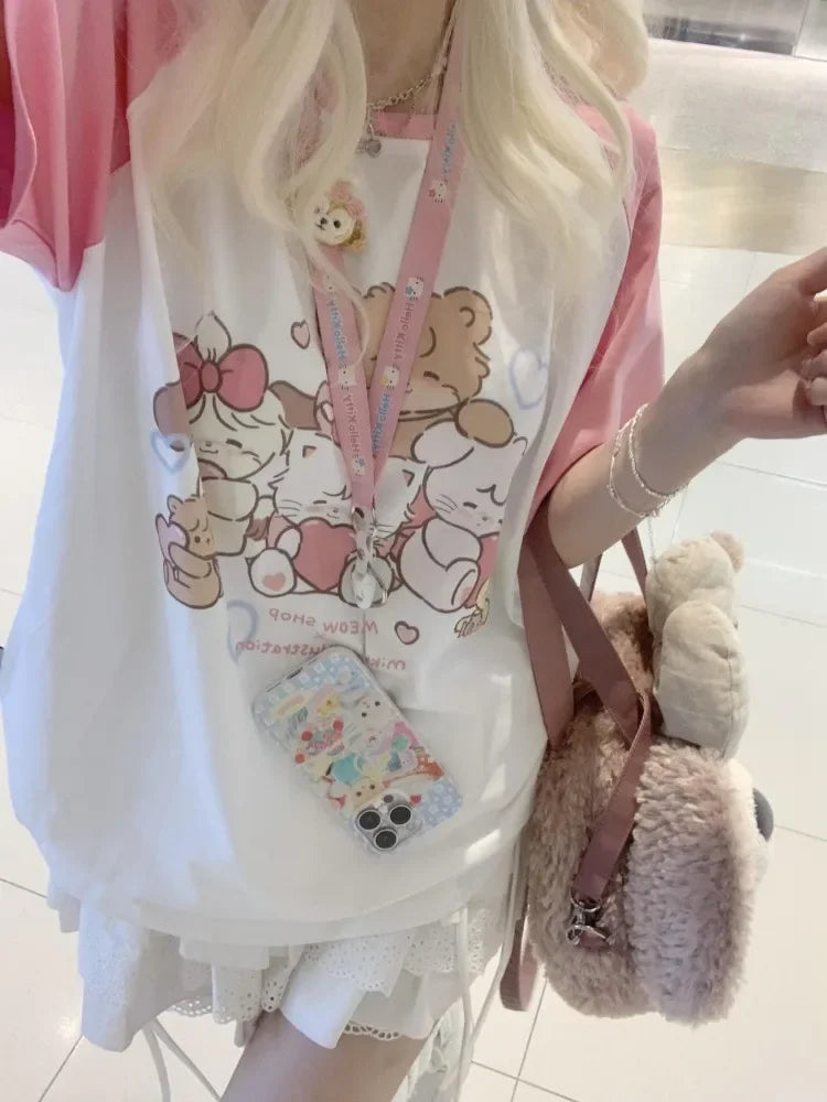 Kawaii Shirt - Pink / S