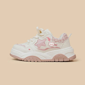 kawaii sneakers - WHITE / US 5