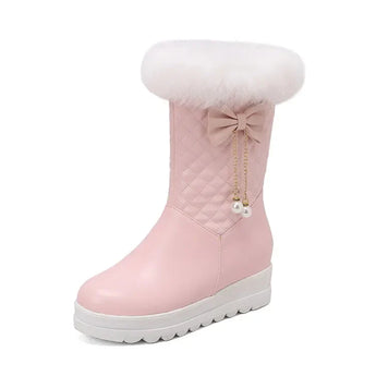 kawaii winter boots - Pink / 1-2