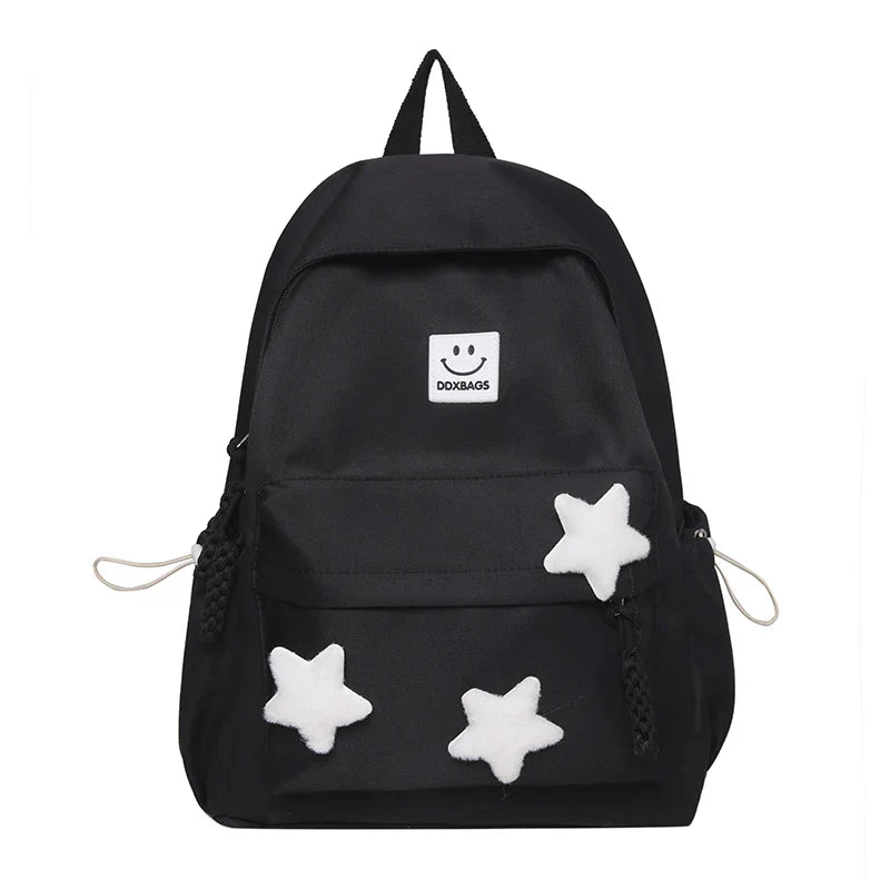 pink book bags - black