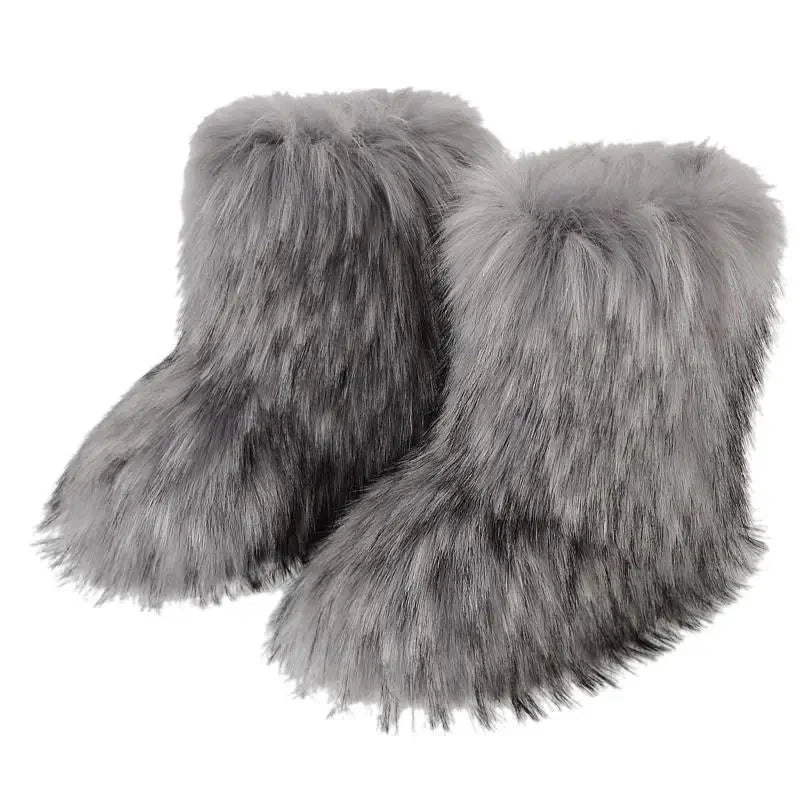 short fur boots