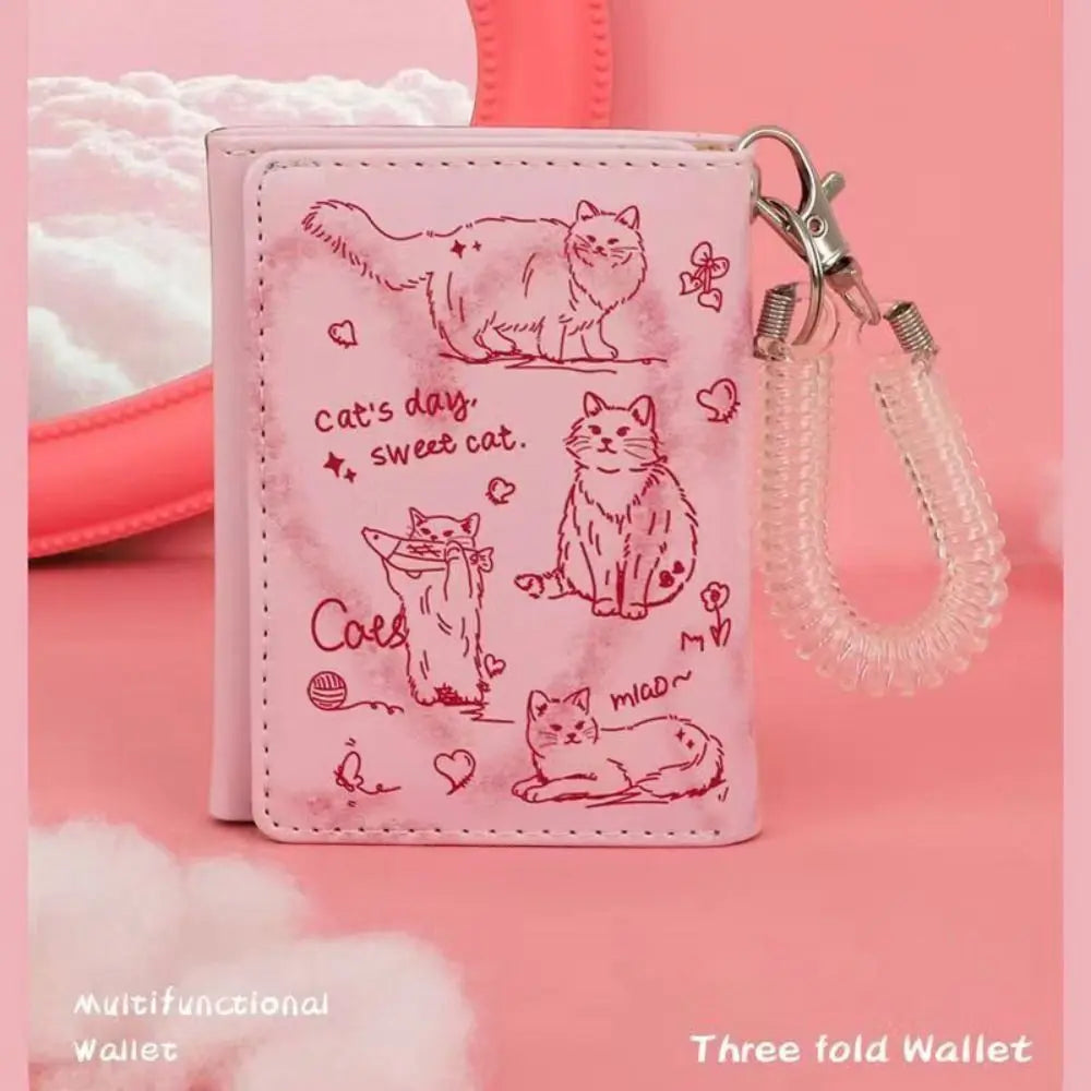 wallet with cats