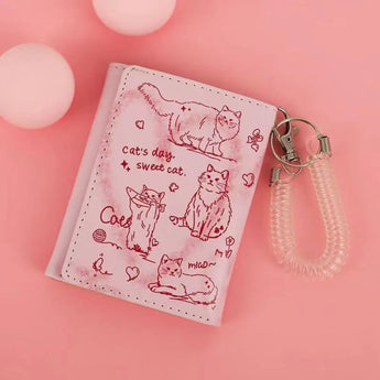 wallet with cats